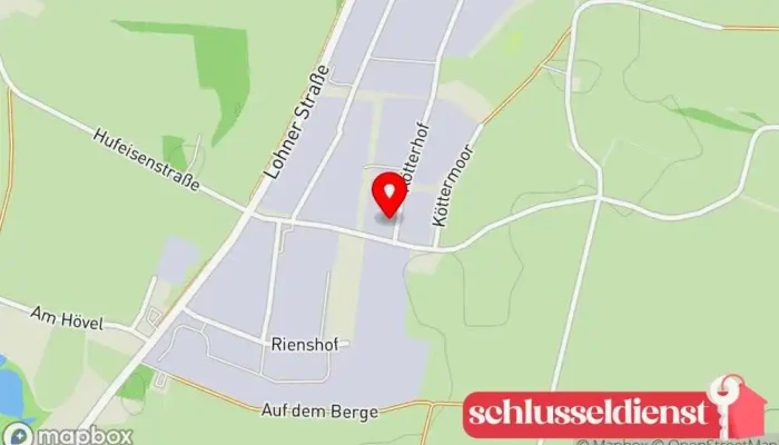 Karte von Metallbau Willenborg GmbH Metallbauunternehmen in Steinfeld (Oldenburg)