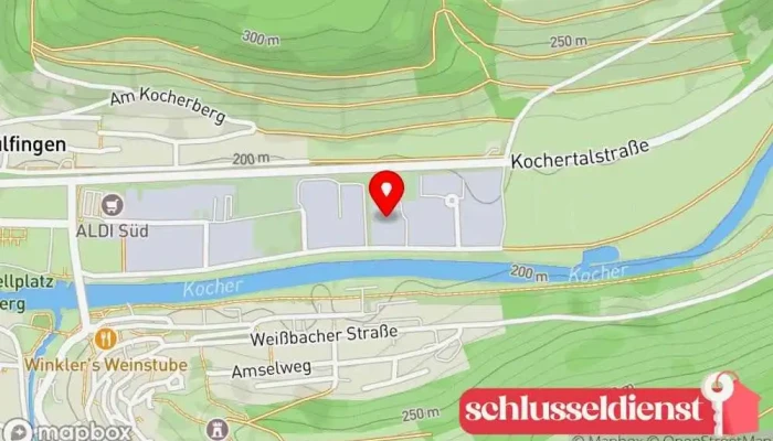 Karte von Metallwarenfabrik Forchtenberg Hermann Armbruster GmbH & Co.KG Metallbauunternehmen, Metallverarbeitungsunternehmen in Forchtenberg