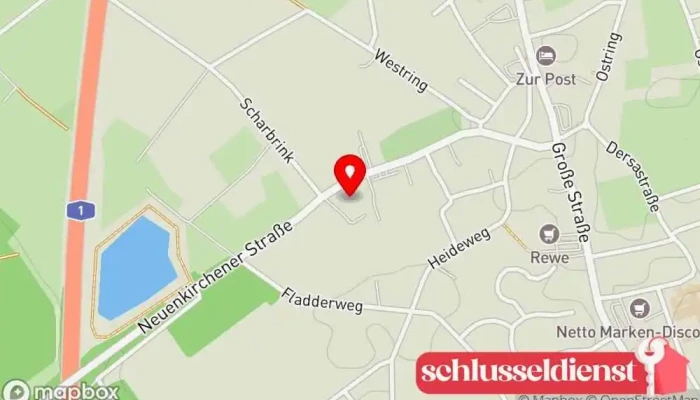 Karte von Michael Bröring GmbH Lkw-Werkstatt, Autowerkstatt in Holdorf