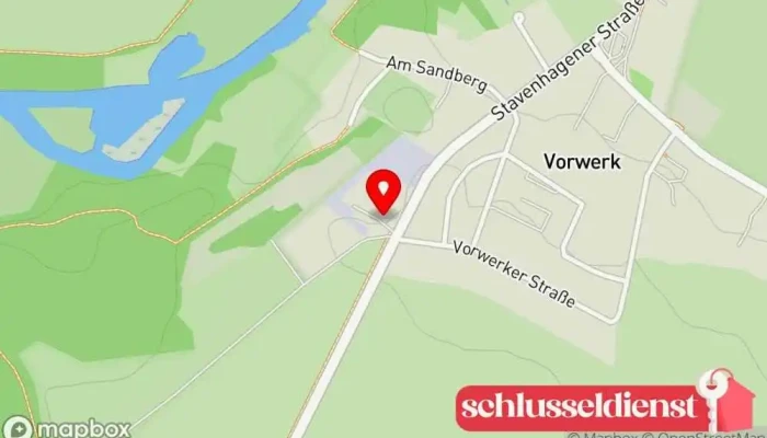 Karte von Michael Radloff Grosshändler in Demmin