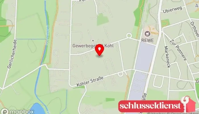 Karte von Michael Schäpers Metallbauunternehmen in Dorsten