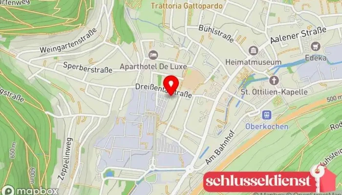 Karte von Michael Seeling Metallbauunternehmen in Oberkochen