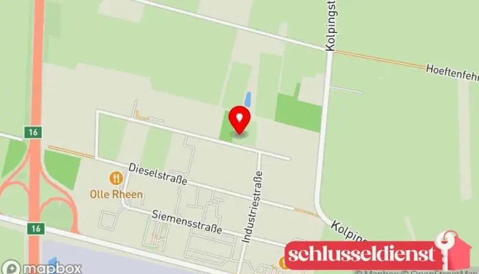 Karte von Middendorf Metallbau OHG Metallbauunternehmen in Rhede (Ems)