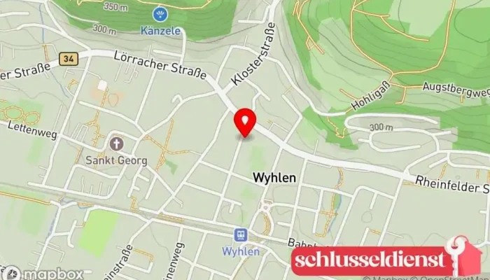Karte von Mike Braun Blechnerei Schweißbetrieb in Grenzach-Wyhlen