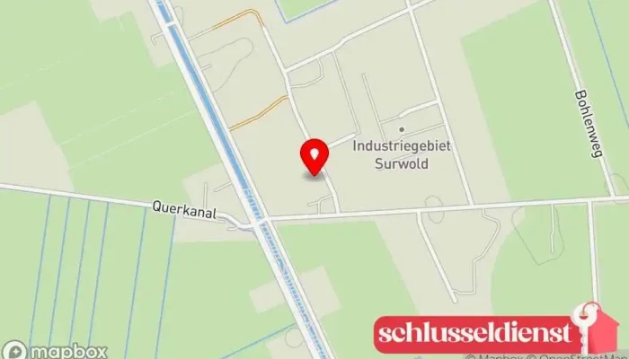 Karte von Möller Metallbau GmbH & Co. KG Metallbauunternehmen in Surwold