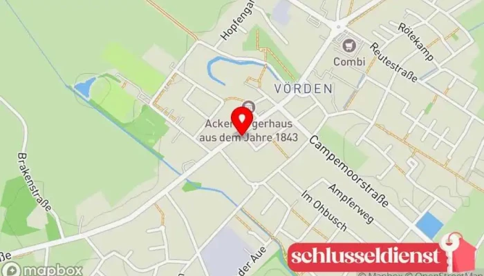Karte von Möller Metallbau GmbH & Co. KG Metallbauunternehmen in Neuenkirchen-Vörden