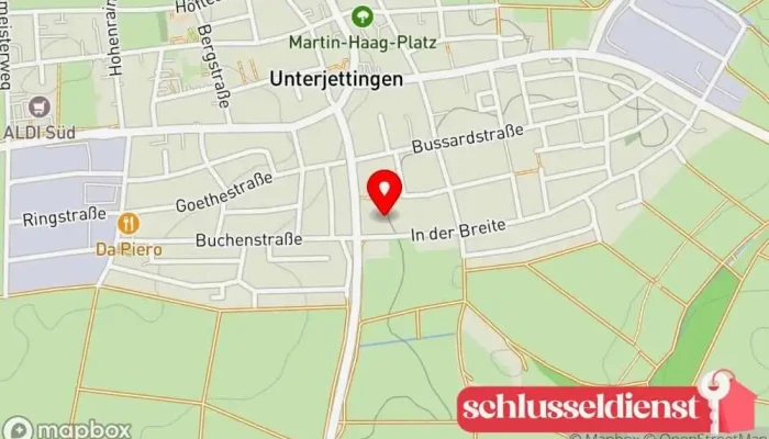 Karte von MSM-Metallbautechnik Metallbauunternehmen in Jettingen