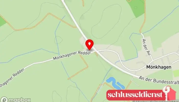 Karte von MSW Metall- und Stahlbau Widdascheck GmbH & Co. KG Metallbauunternehmen in Mönkhagen