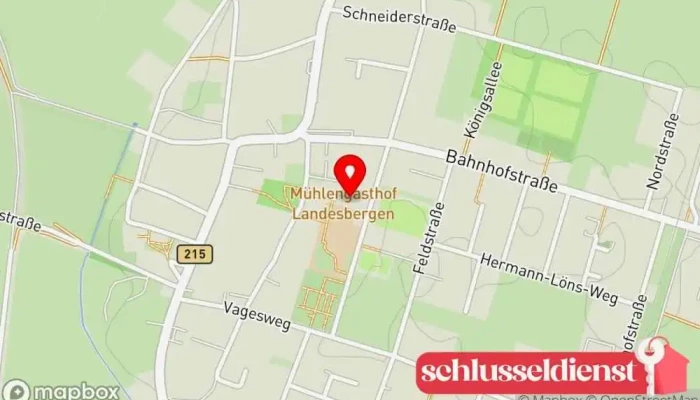 Karte von Mühle Landesbergen Mühle in Landesbergen