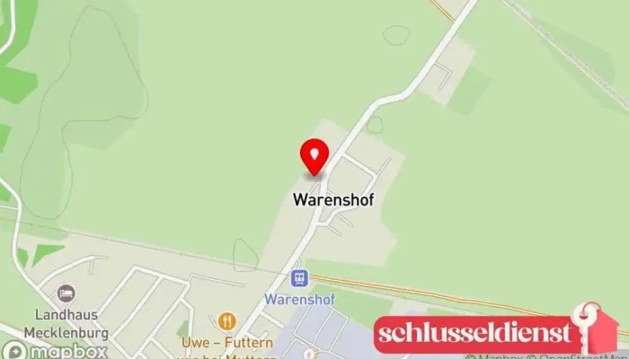 Karte von Müritzer Metallbau Metallbauunternehmen in Waren (Müritz)
