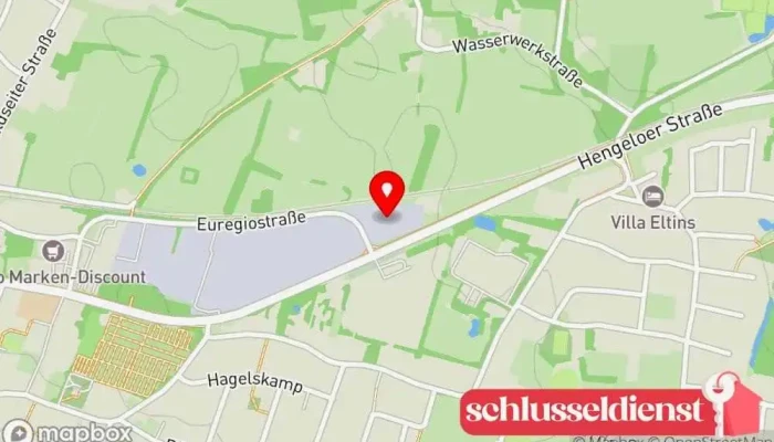 Karte von Niehoff Edelstahl Metallbauunternehmen in Bad Bentheim