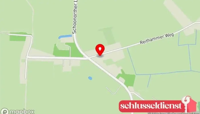 Karte von O. u. W. Miener Schlosserei, Schiffsmotoren, Landtechnik Geschäftsstelle in Osteel