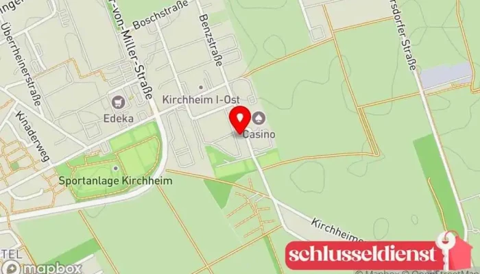 Karte von Obermaier Metallbau GmbH Metallbauunternehmen in Kirchheim bei München