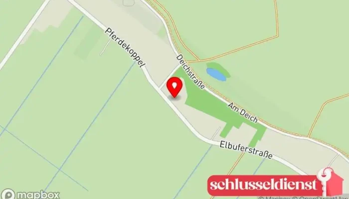 Karte von Otto Pabst Metallbau Bauunternehmen, Metallbauunternehmen in Bleckede