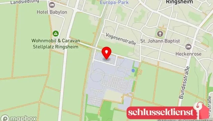 Karte von Person Metallwerkstatt, Metallbauunternehmen in Ringsheim