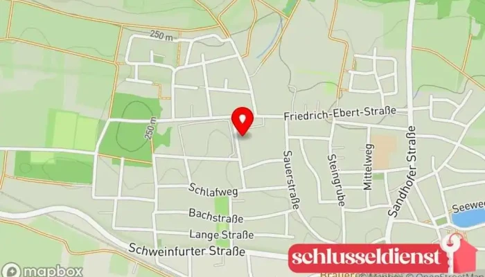 Karte von Peter Batz Inh. Barthelmeß Generalunternehmer in Bgm.-Weyrauther-Straße 4