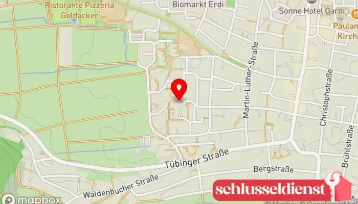 Karte von Peter Steyer Metallbau Metallbauunternehmen in Leinfelden-Echterdingen