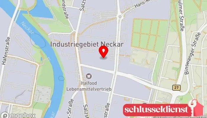 Karte von Prosi u. Reif Metallwerkstatt in Heilbronn
