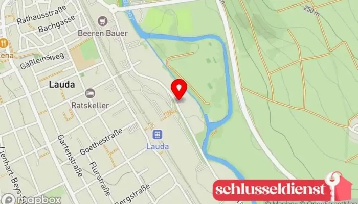 Karte von Protec Metallbau GmbH Stahlbauunternehmen in Lauda-Königshofen