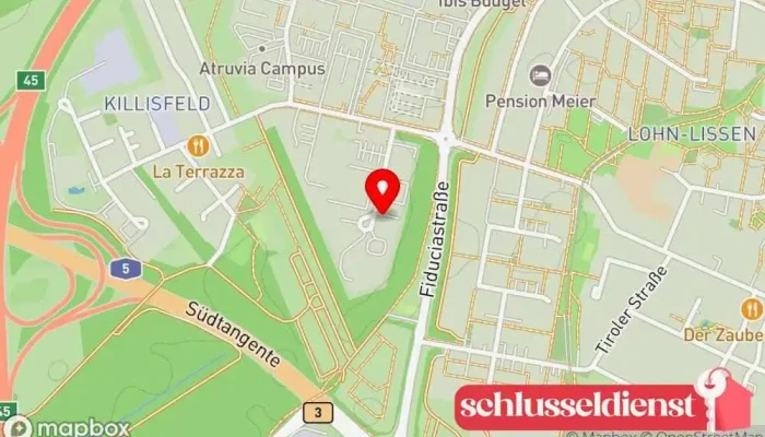 Karte von Rainer Scherer Metallbauunternehmen in Karlsruhe