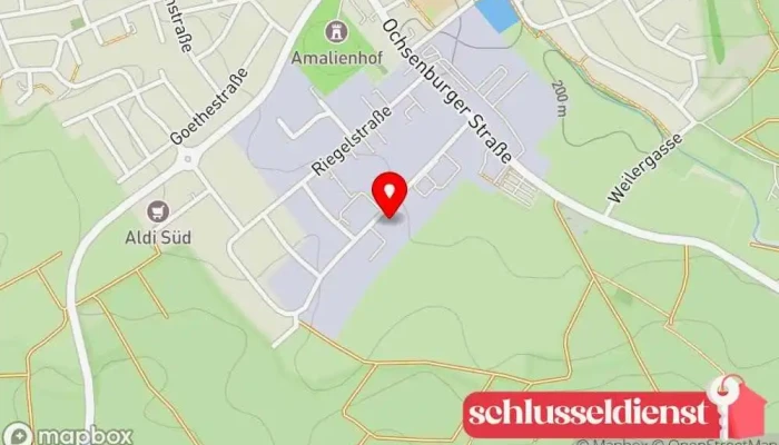 Karte von Ralf Pfersching GmbH Metallbauunternehmen in Sulzfeld