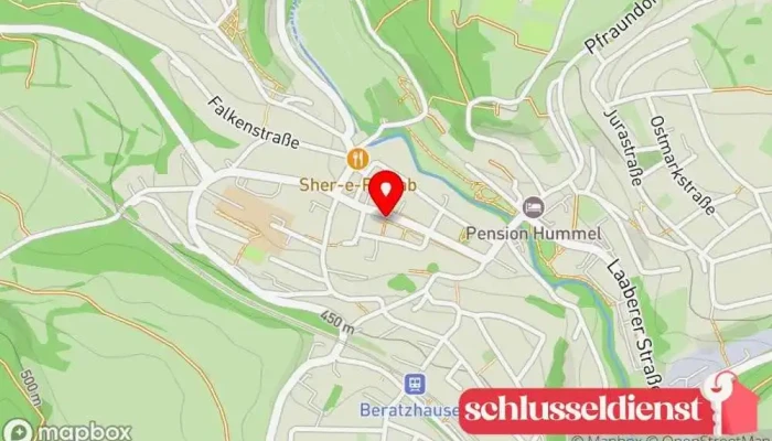 Karte von Rathaus Beratzhausen Rathaus in Beratzhausen