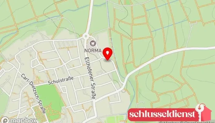 Karte von RDH Metallbau GmbH & CoKG Metallbauunternehmen in Lehrensteinsfeld