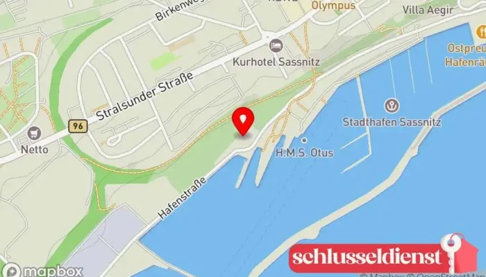 Karte von REAN Service GmbH Metallbauunternehmen in Sassnitz