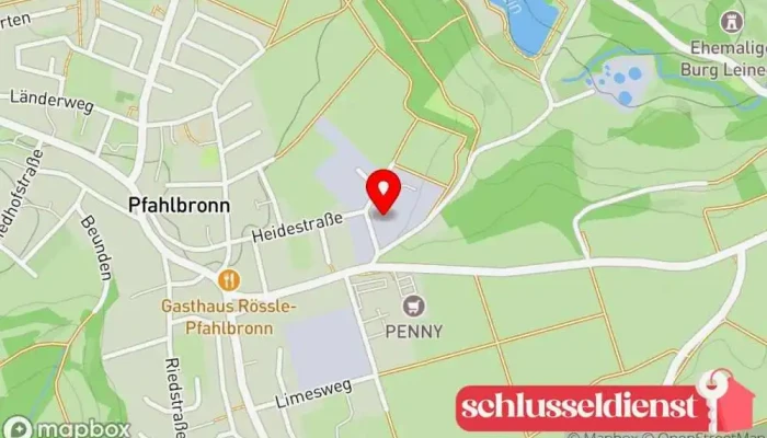 Karte von Reinhard Scherer Metallbau/Bildhauerei Metallhandlung in Alfdorf