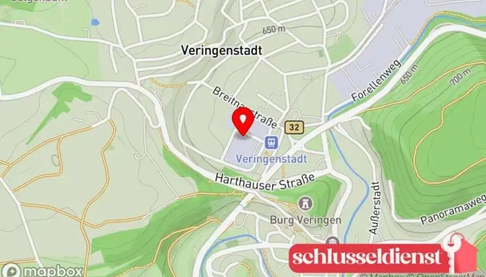 Karte von Reiser Maschinenbau AG Maschinenbauunternehmen in Veringenstadt