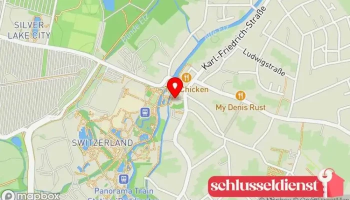 Karte von Restaurant Schloss Balthasar Restaurant, Sehenswürdigkeit in Rust
