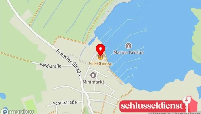 Karte von Restaurant STEGHOUSE Restaurant in Kröslin