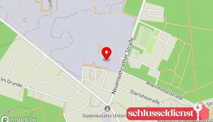 Karte von Rheinmetall Landsysteme GmbH Automobilwerk in Südheide