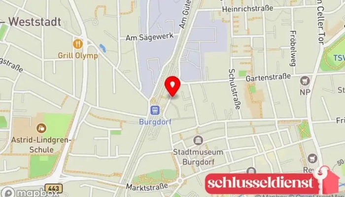 Karte von Richard Buchholz Metallwerkstatt in Burgdorf