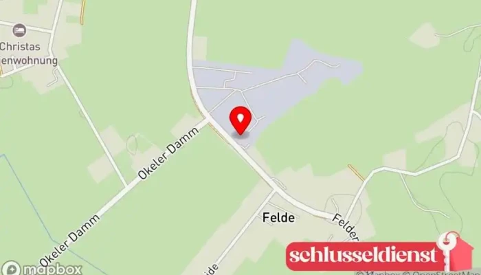 Karte von Rieder Metallbau Bauunternehmen in Riede