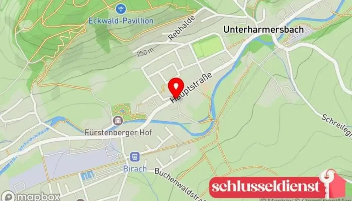 Karte von Riehle Metallbau Metallbauunternehmen in Zell am Harmersbach