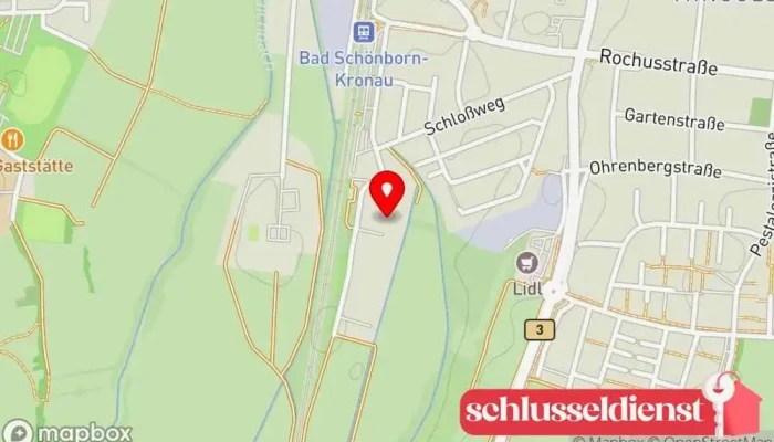 Karte von RIKA Schlosserei Metallbauunternehmen, Metallverarbeitungsunternehmen, Metallwarenhersteller, Treppenbauunternehmen, Schweißbetrieb in Bad Schönborn