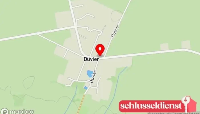 Karte von Rogge Metallbau GmbH Metallbauunternehmen in Düvier