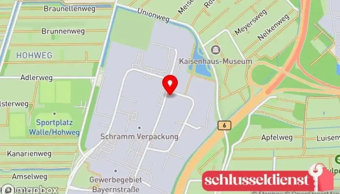 Karte von Ronald Meyer GmbH & Co Kg Metallbauunternehmen, Stahlbauunternehmen in Bremen