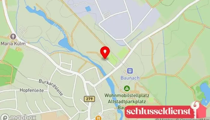 Karte von Roppelt Bau GmbH Bauunternehmen in Baunach