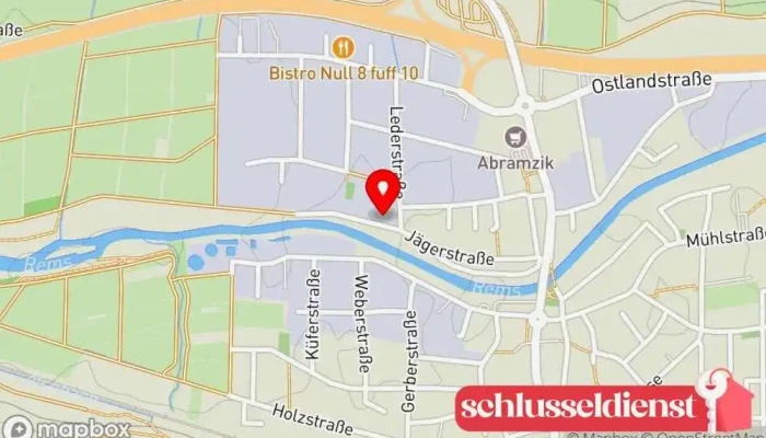 Karte von Rudi Hutt Maschinenbau GmbH & Co. KG Maschinenbau, Maschinenwerkstatt, Maschinenbauunternehmen in Winterbach