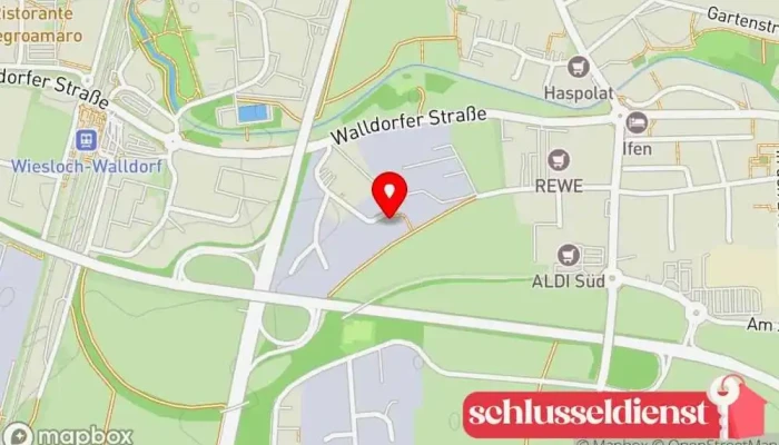 Karte von S & T Metallart GbR Metallbauunternehmen in Wiesloch