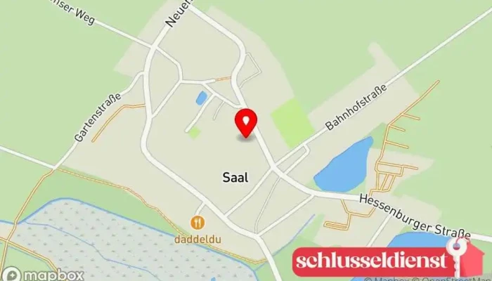 Karte von Saal  in Saal