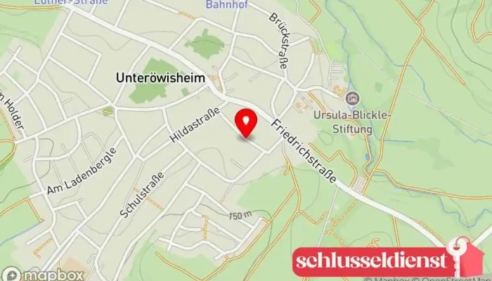 Karte von Schadt Metallbau Schlosserei GmbH Metallbauunternehmen, Metallwerkstatt in Kraichtal
