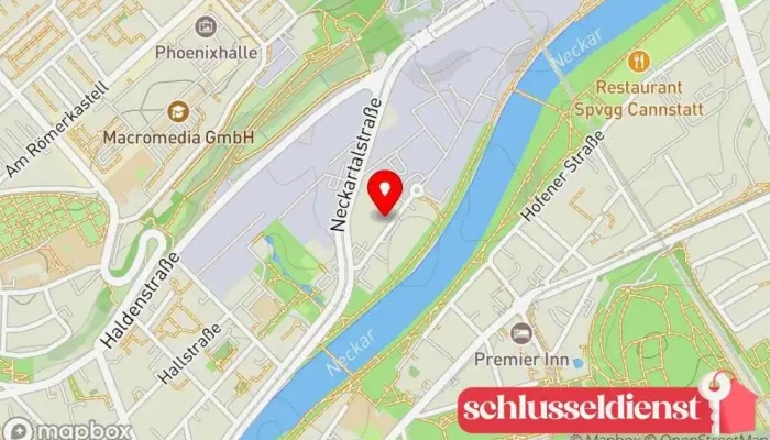 Karte von Schanz Metallbau Metallbauunternehmen in Stuttgart