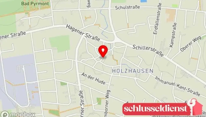 Karte von Scheer Metallbau Metallbauunternehmen in Bad Pyrmont