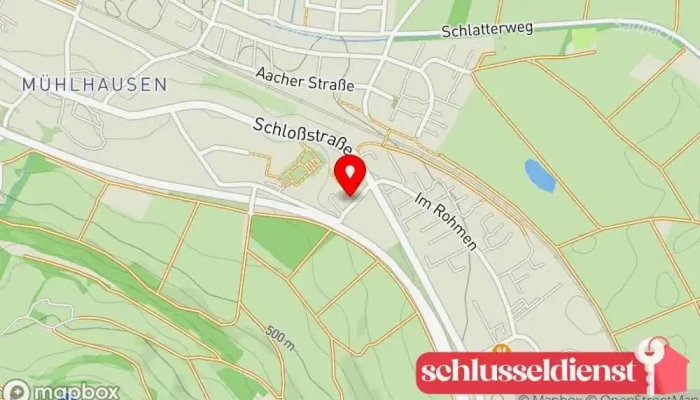 Karte von Schellhammer Leonhard & Söhne GmbH Landschaftsgestalter in Mühlhausen-Ehingen