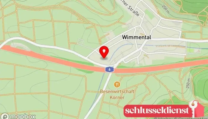 Karte von Schlinger & Schock GbR Metallbauunternehmen in Weinsberg