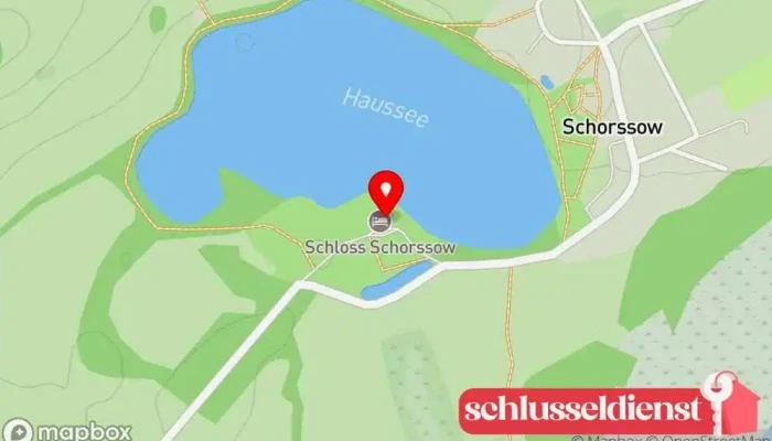 Karte von Schloß am SEE Restaurant in Schorssow