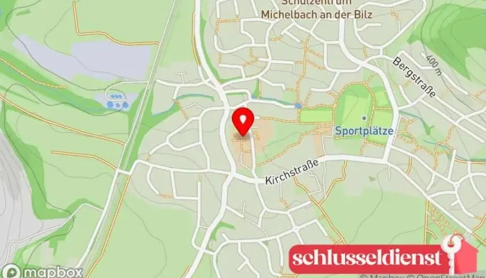 Karte von Schloss Michelbach a. d. Bilz Schloss in Michelbach an der Bilz